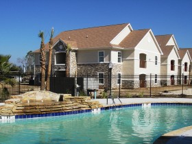 Residential Building and Pool Area