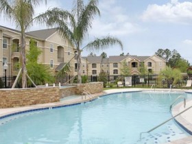 Pool and Residential Building View