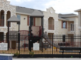 Playground and Residential Buildings